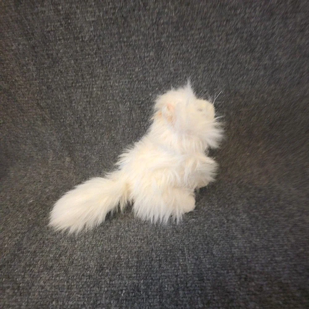 Webkinz GANZ Persian Cat Plush Small White Stuffed Animal Toy W/ Tag Code